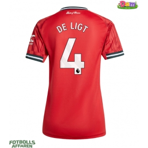 Manchester United Matthijs de Ligt #4 Hemmatröja Kvinnor 2025-26 Kortärmad